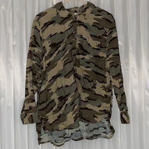Button Up Camo Shirt